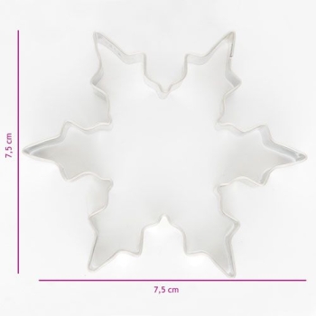 Ausstecher - Eiskristall 7.5cm
